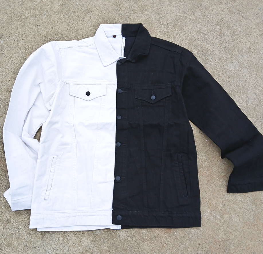 Two-toned Jean Jacket