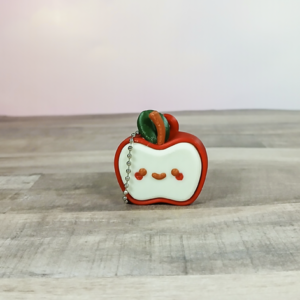 Kawaii Apple Clicker Keychain