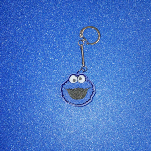 Cookie Munching Monster Clicker Keychain
