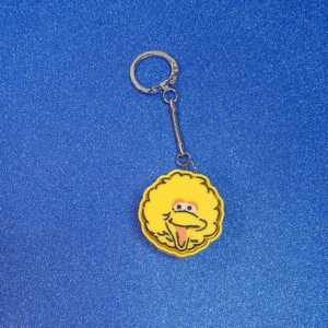 Friendly Yellow Bird Clicker Keychain