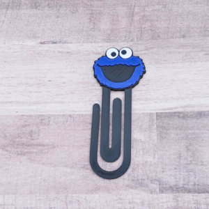 Cookie Munching Monster Jumbo Paperclip Bookmark