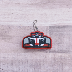 Formula Car Clicker Keychain