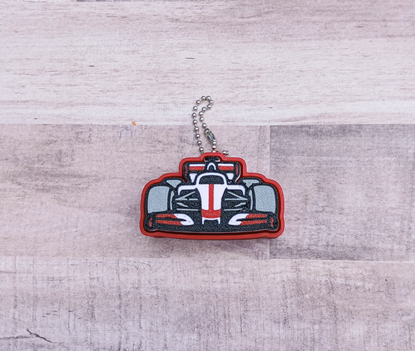 Formula Car Clicker Keychain