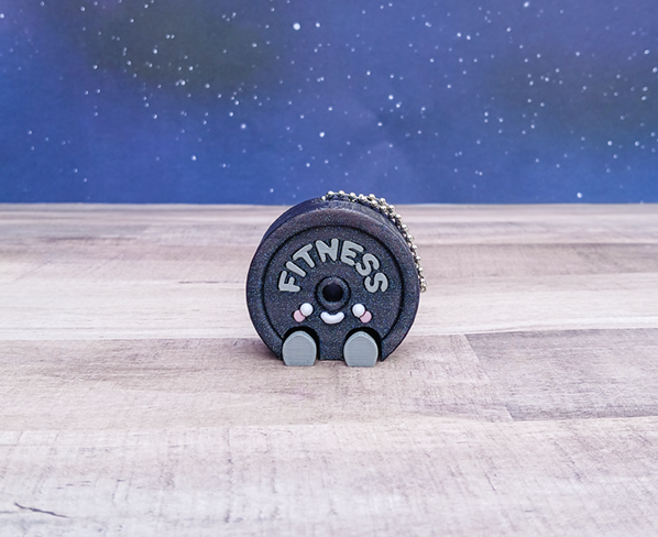 Flexi Kawaii Weights Keychain