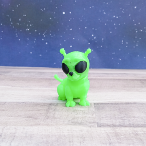 Alien Dog Figurine