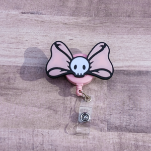 Mischievous Bunny's Bow Badge Reel