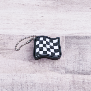 Racing Flag Clicker Keychain