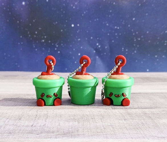 Flexi Sand Bucket Keychain