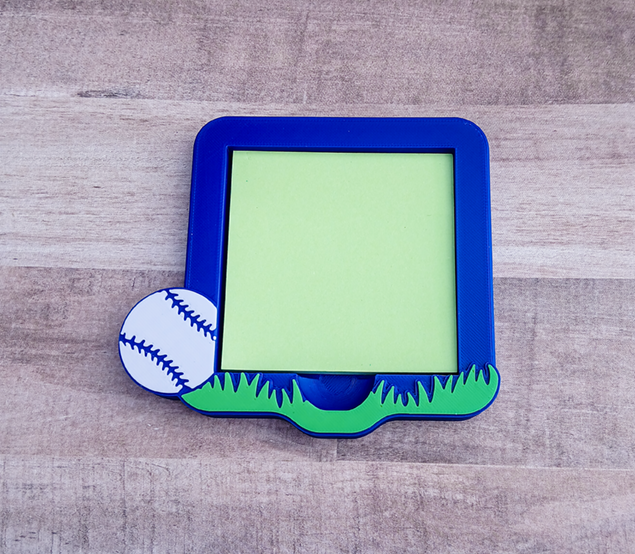 Baseball Sticky Note Holder