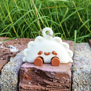 Articulated Kawaii Pierogi Keychain