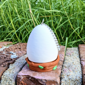 Eagle's Egg Container Keychain