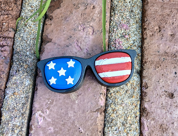 Stars & Stripes Sunglasses Clicker