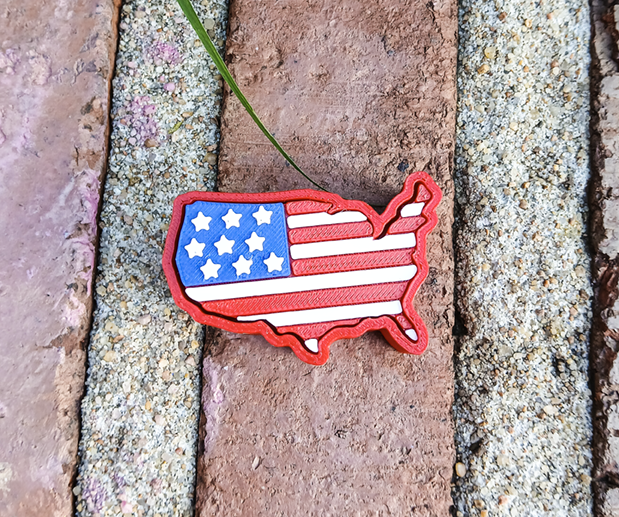 USA Stars & Stripes Clicker