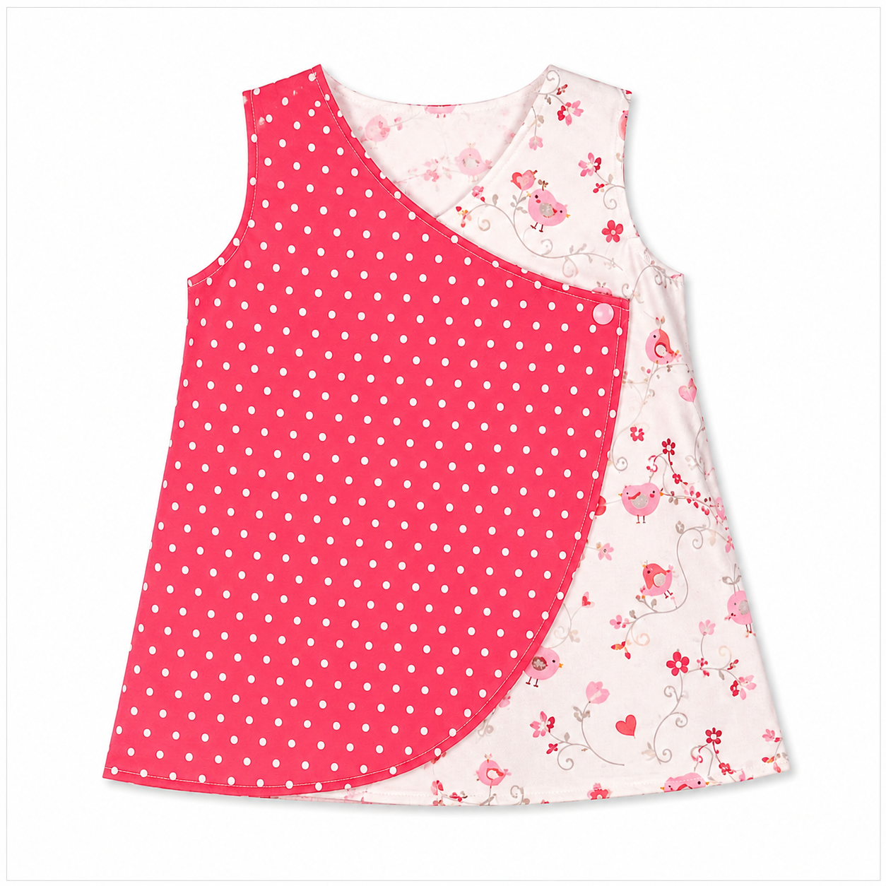Custom Reversible Petal Wrap Tunic