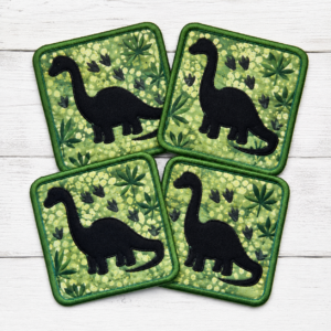 Applique Square Coasters
