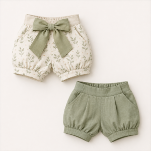 Custom Baby Pixie Shorts Mockup