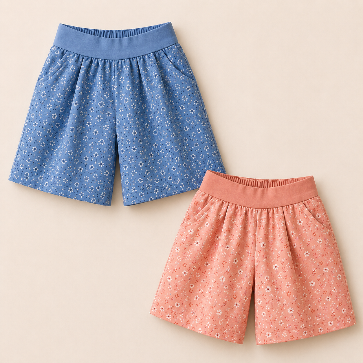 Custom Pixie Culotte Shorts Mockup