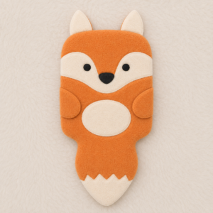 Fox Hot Water Bottle Cover Mockup