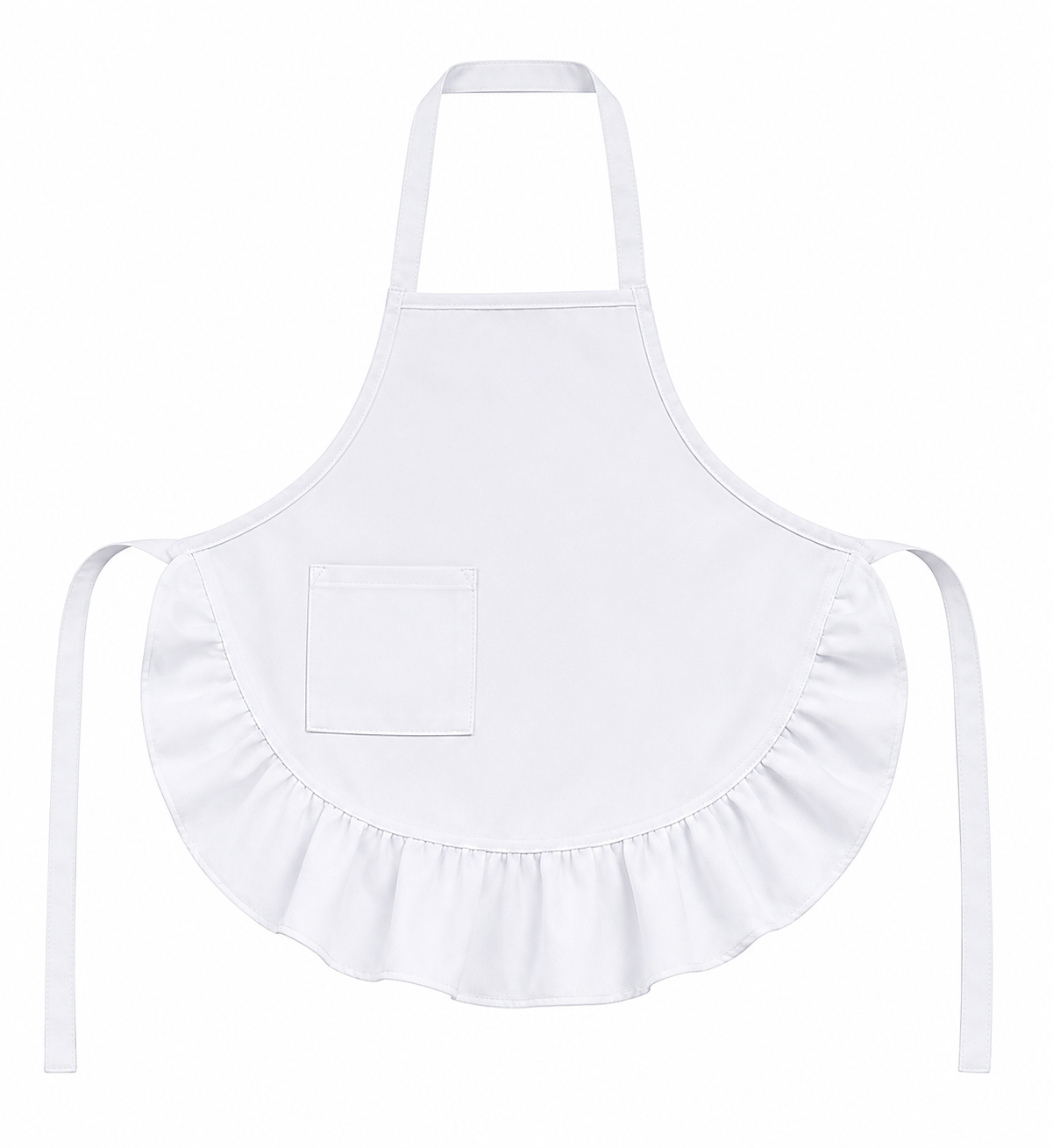 Custom Printed Childrens Ruffled Apron