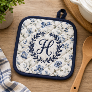 Custom Embroidered Square Pot Holder