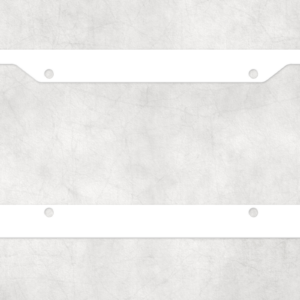 Custom Printed License Plate Frame