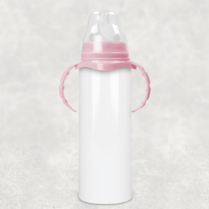 Custom Printed Baby Bottle- pink