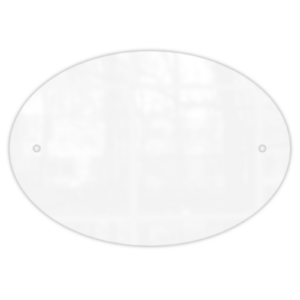 Custom Printed Oval Door Sign