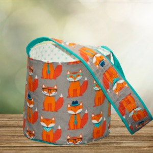 Custom Fabric Bucket-style Basket