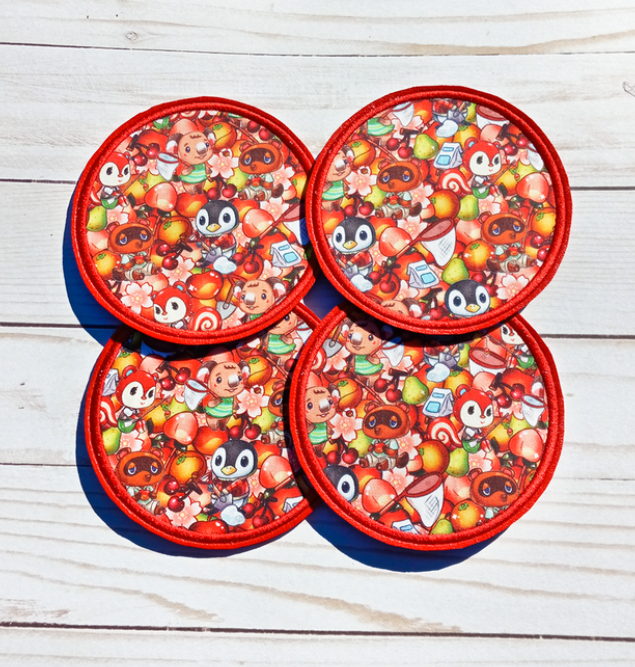 Applique Round Coasters