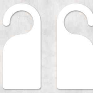 Custom Printed Door Hanger