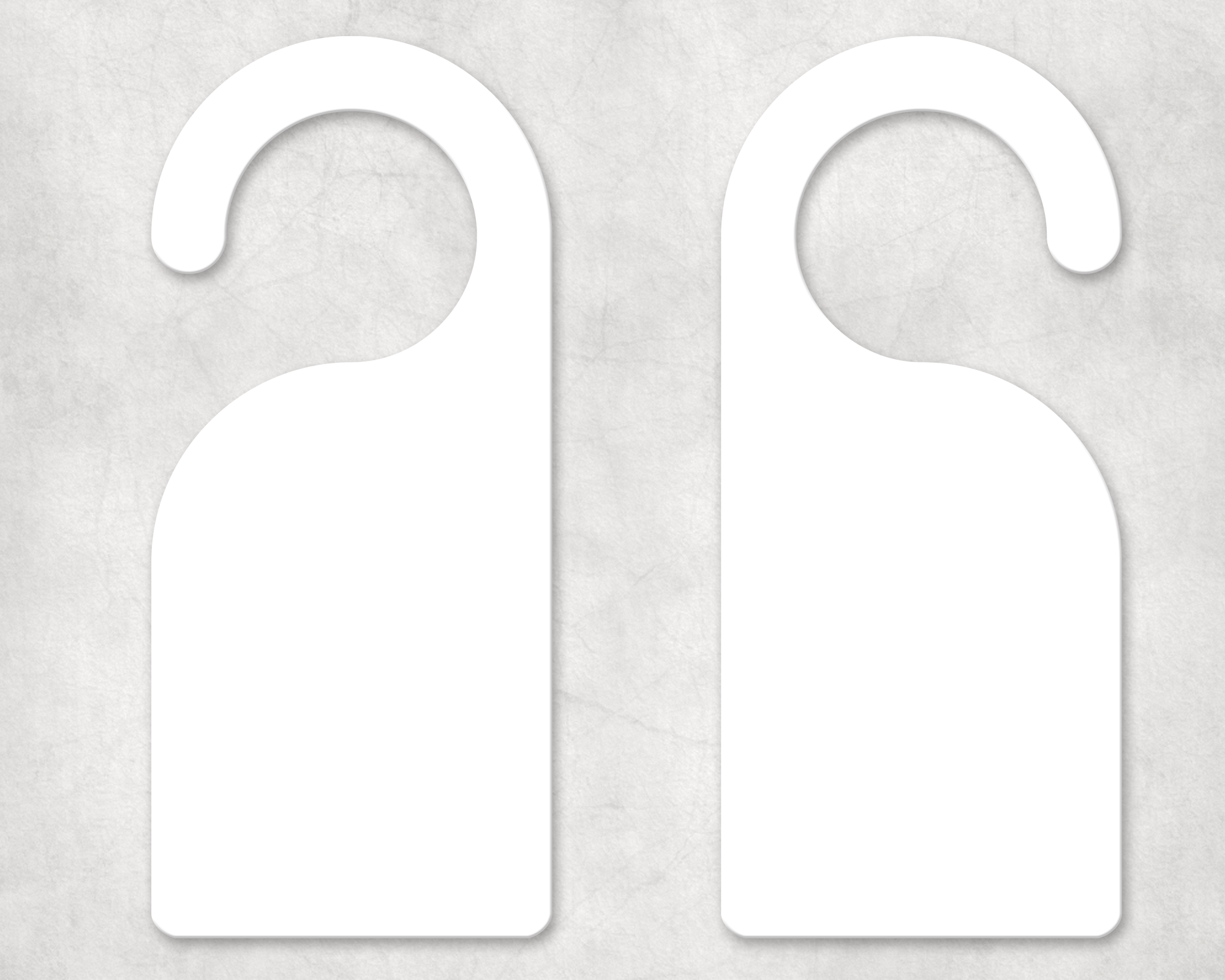 Custom Printed Door Hanger
