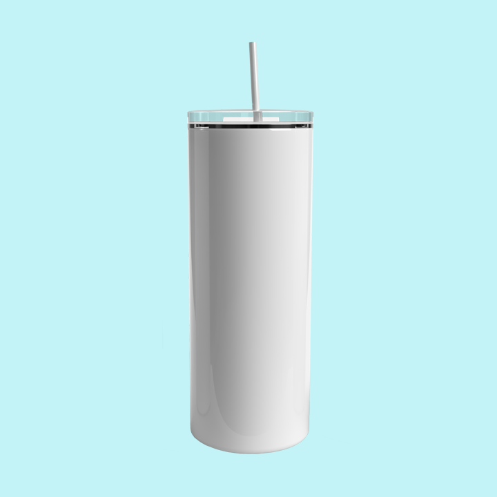 Custom Printed Skinny Tumbler Mockup
