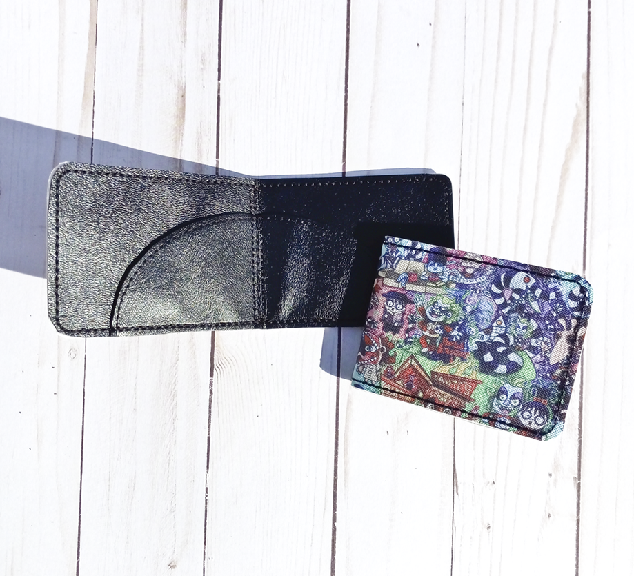 Custom Skinny Fold Over Wallet