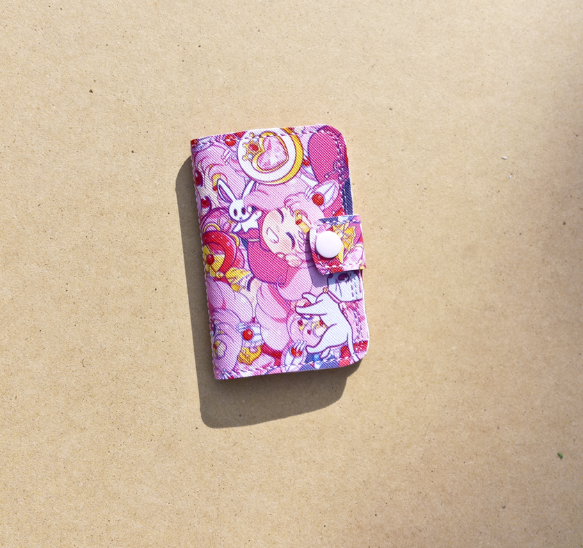 Custom Round Corner Snap Wallet