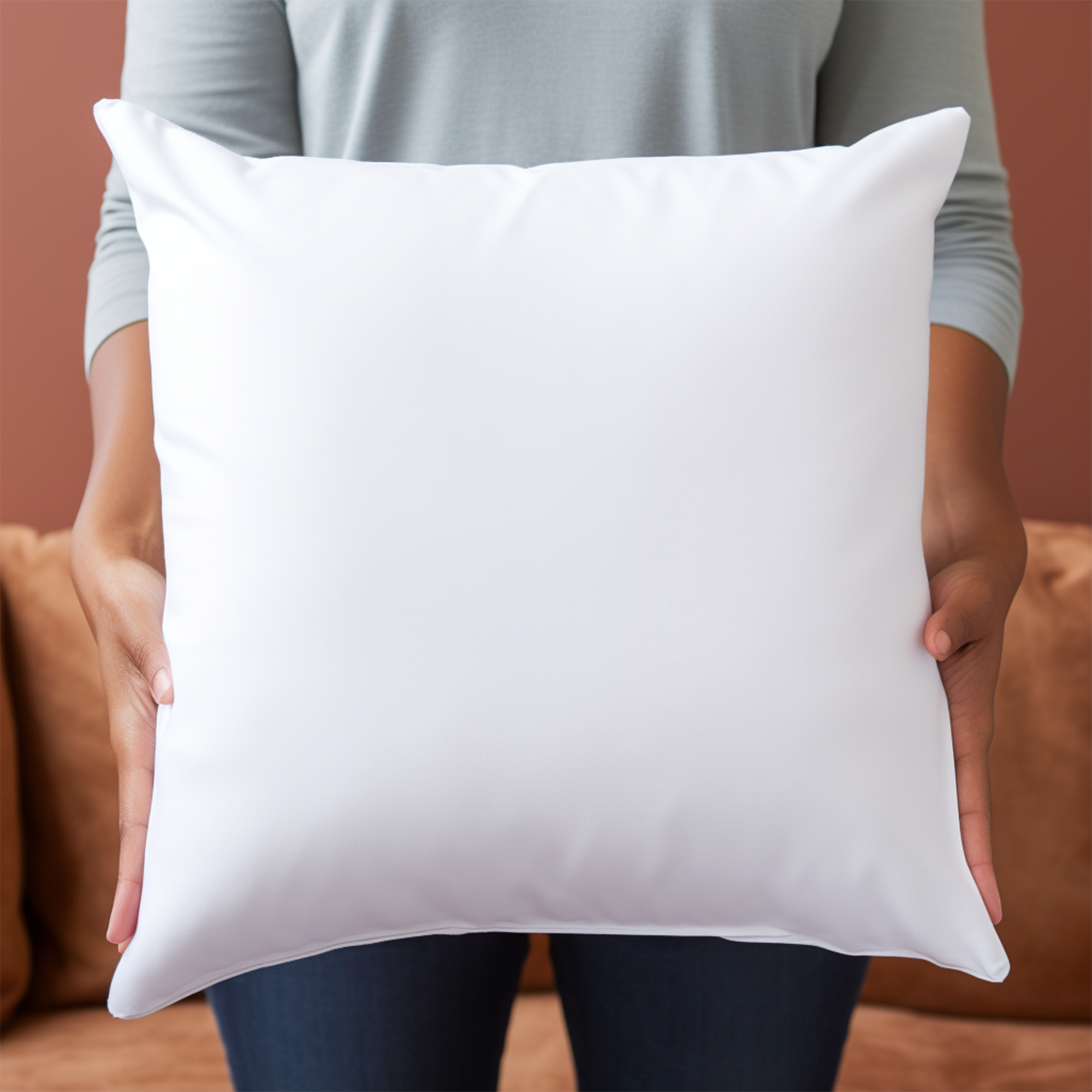 Custom Printed Throw Pillow Cover