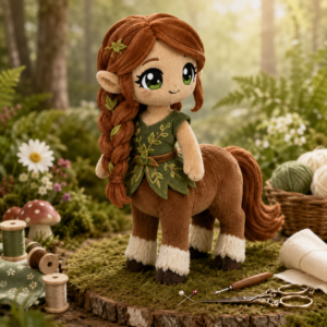 Centaur Plush Doll Mockup