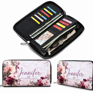 Custom Printed Women's Zip Wallet