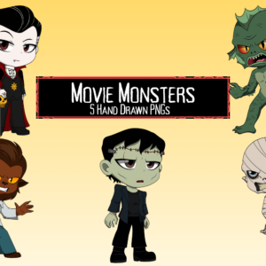 Movie Monsters Clip Art