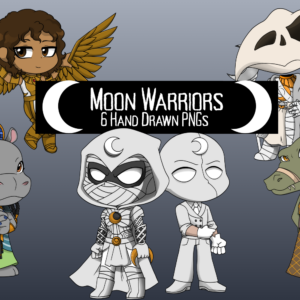 Moon Warrior Clip Art