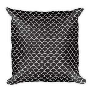 Dragon Scale Throw Pillow Cover Mockup