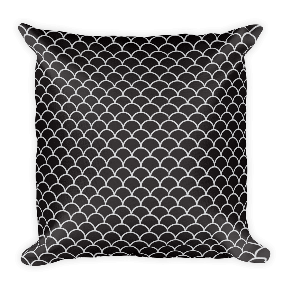 Dragon Scale Throw Pillow Cover Mockup